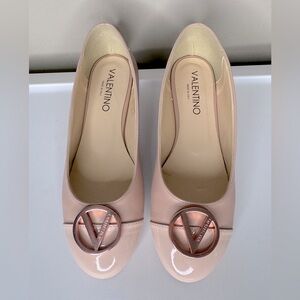 Valentino pink blush flats